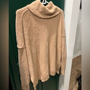 Camel soft turtleneck aerie sweater